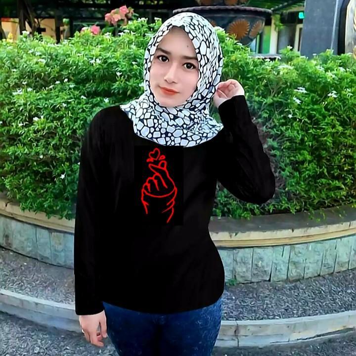 TERBARU!!! RICIS FASHION T-SHIRT/KAOS WANITA TANGAN PANJANG SARANGE /KAOS BAJU CEWEK MURAH/ATASAN ABG/KAOS OBLONG DISTRO/TUMBLR TEE