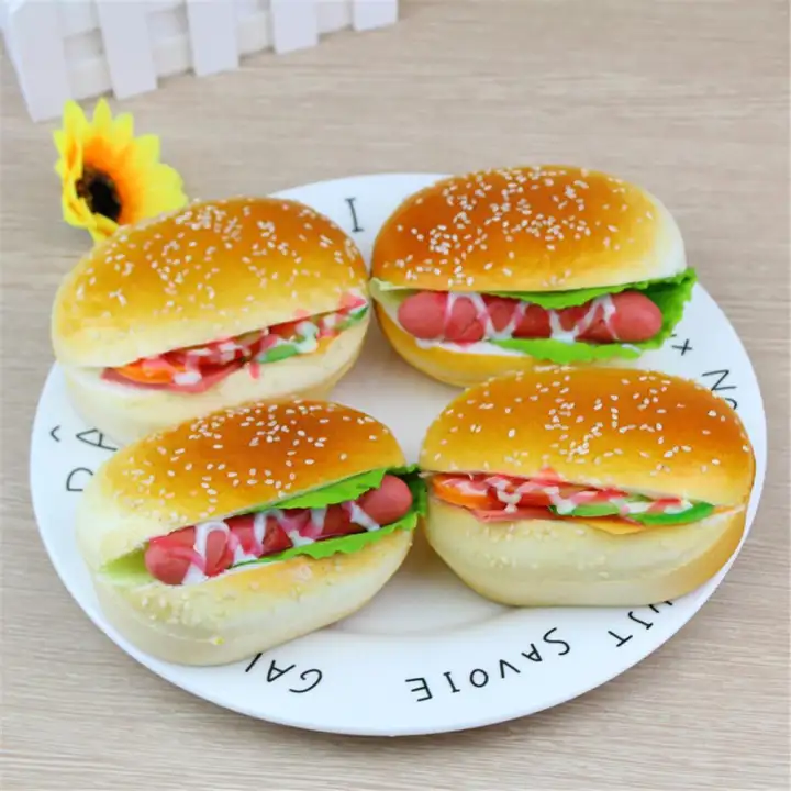 hamburger squishy toy