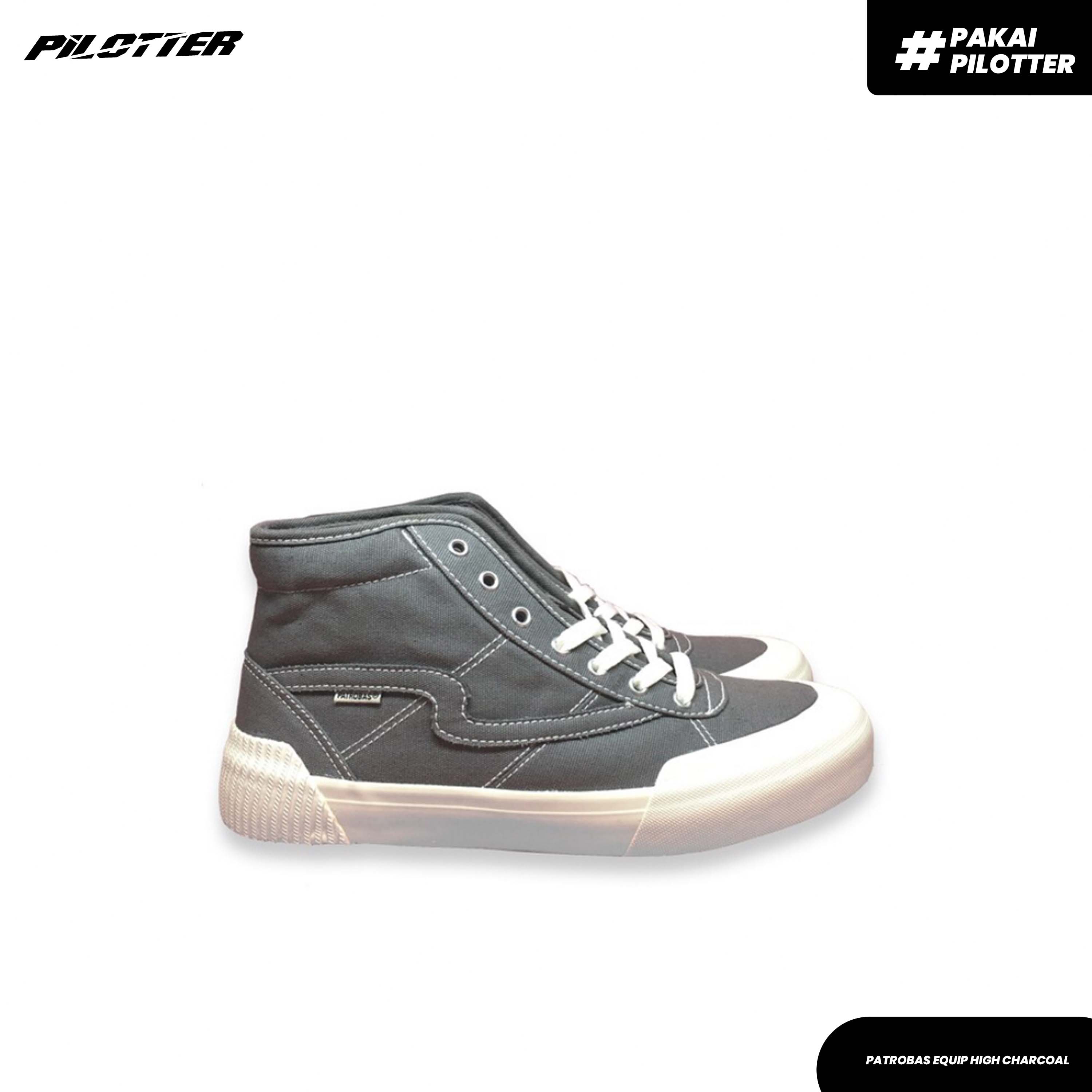 SEPATU PATROBAS EQUIP HIGH CHARCOAL ORIGINAL SNEAKERS LOW PATROBAS ...