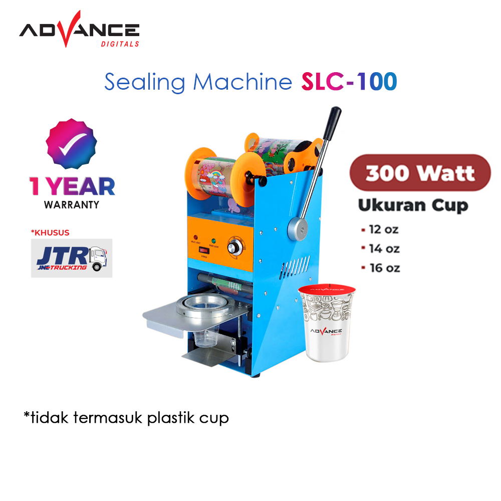 Mesin Press Manual Gelas Plastik Advance Slc Manual Cup Sealer Sealing Machine Size