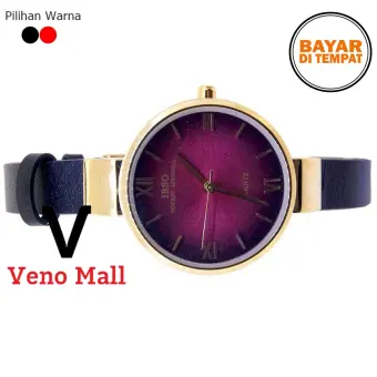 Cod Ibso Jam Tangan Analog Wanita Black Hitam Red Merah Accessories Aksesoris Fashion Cewek Penunjuk Waktu Wristwatch Design Desin Beautiful Stylish Strap Leather Modis Elegant Original Free Ongkir Lazada Indonesia