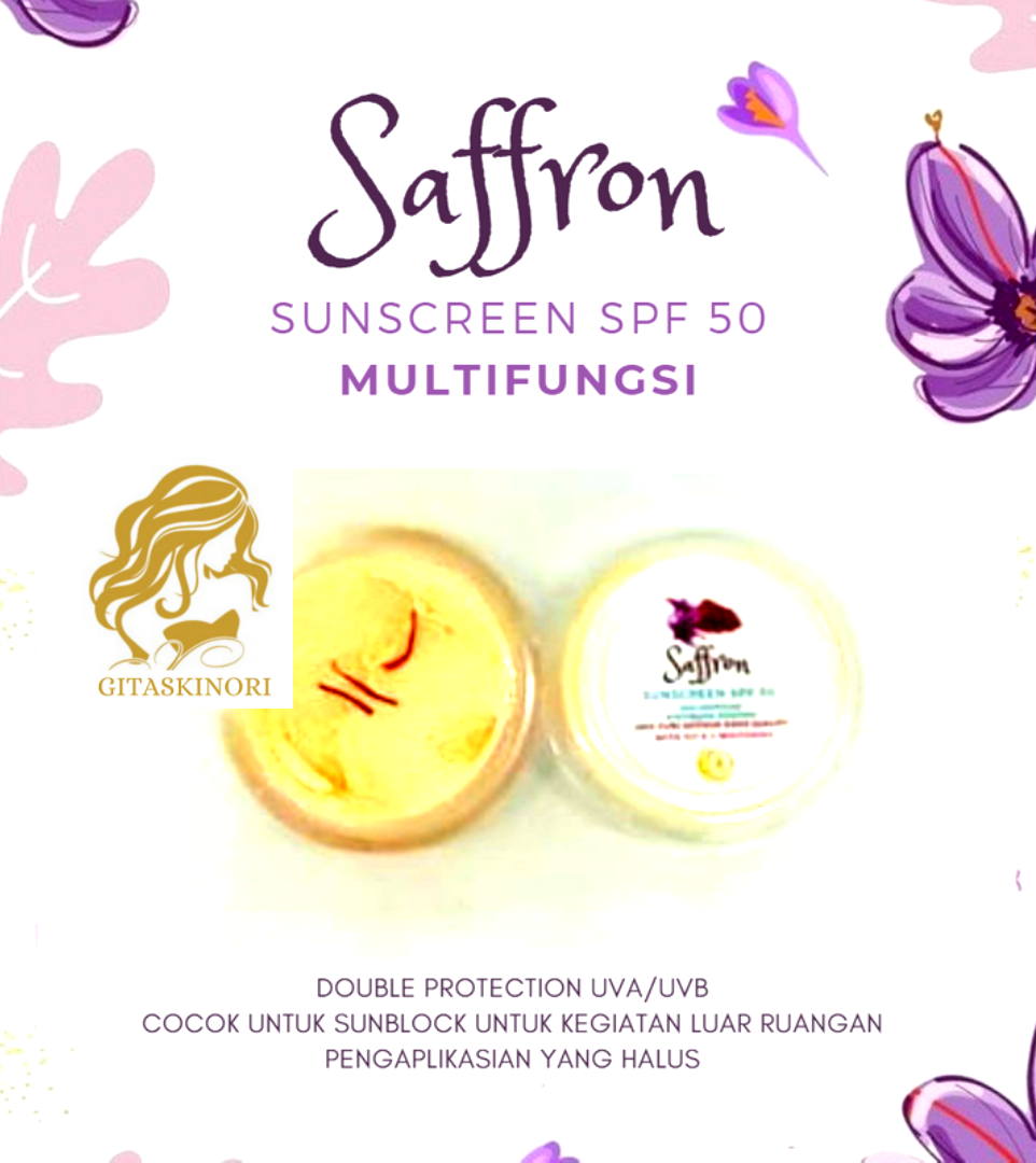 saffron sun cream