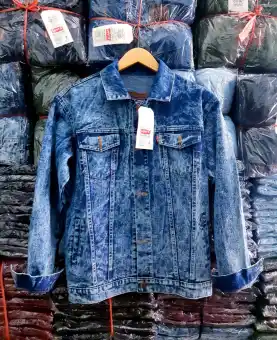 jaket denim levis pria