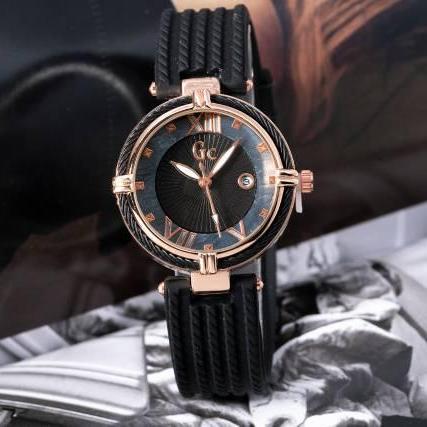 MENARA JAYA STORE / GROSIR JAM TANGAN DAN KACAMATA / PROMO JAM TANGAN WANITA GUESS GC RUBBER CHRONO OFF TANGGAL AKTIF MODEL PEREMPUAN KEREN KEKINIAN TERBARU MURAH DISKON WATER RESIST GAYA CEWEK FORMAL KASUAL TREN SPORTI BAGUS CANTIK DISKON
