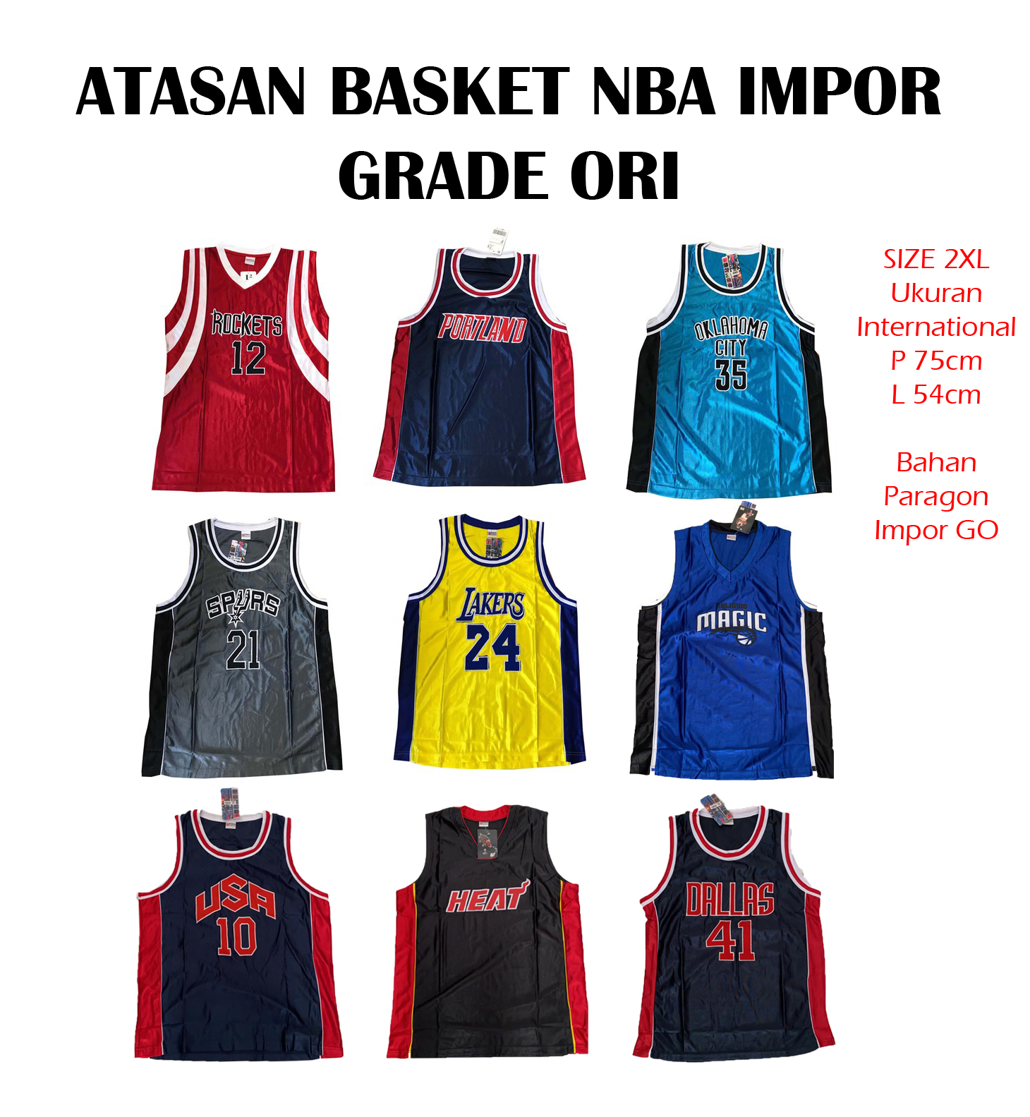 Baju basket sale original