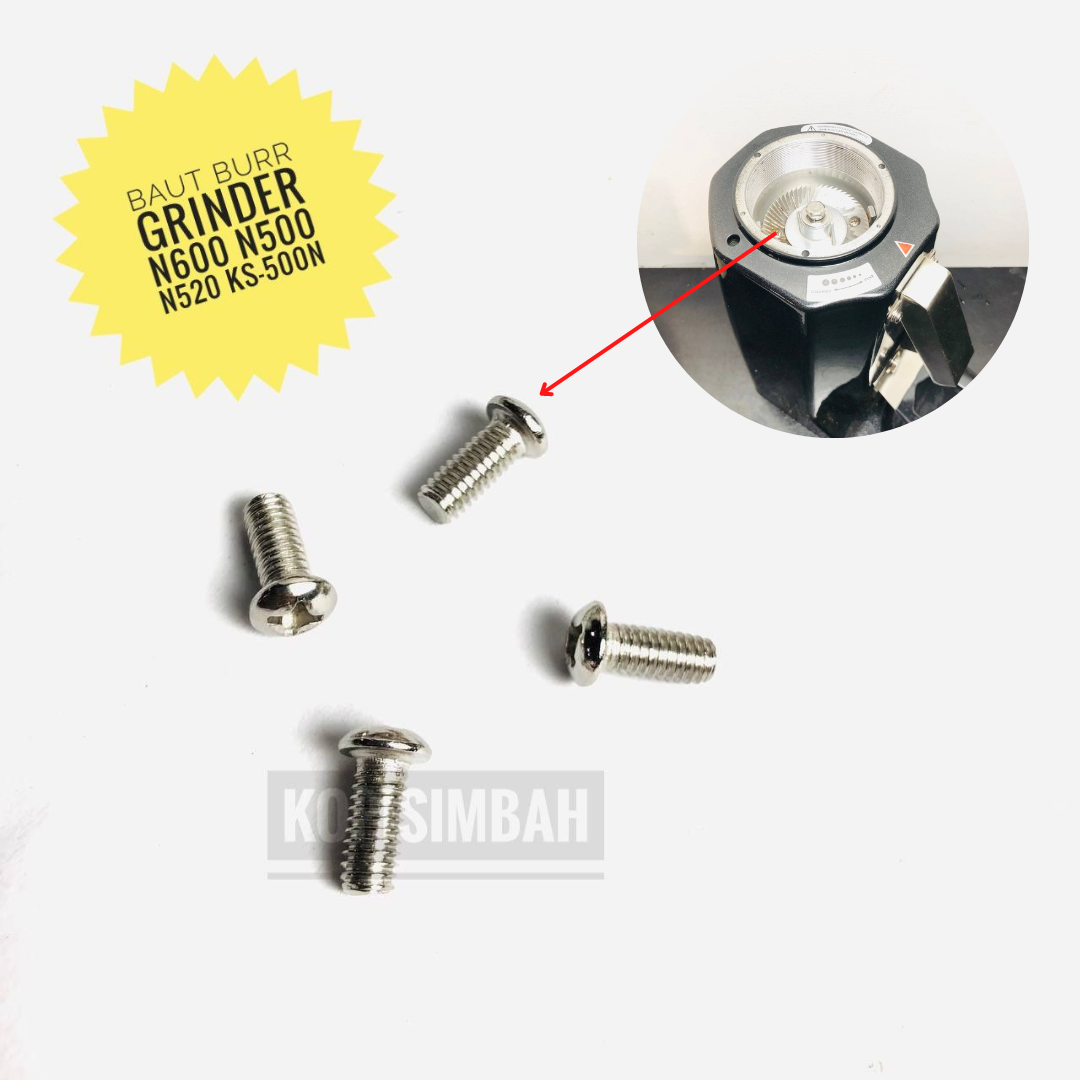 Spare Part Baut Burr Coffee Grinder N600 N500 N520 500N Satu Set