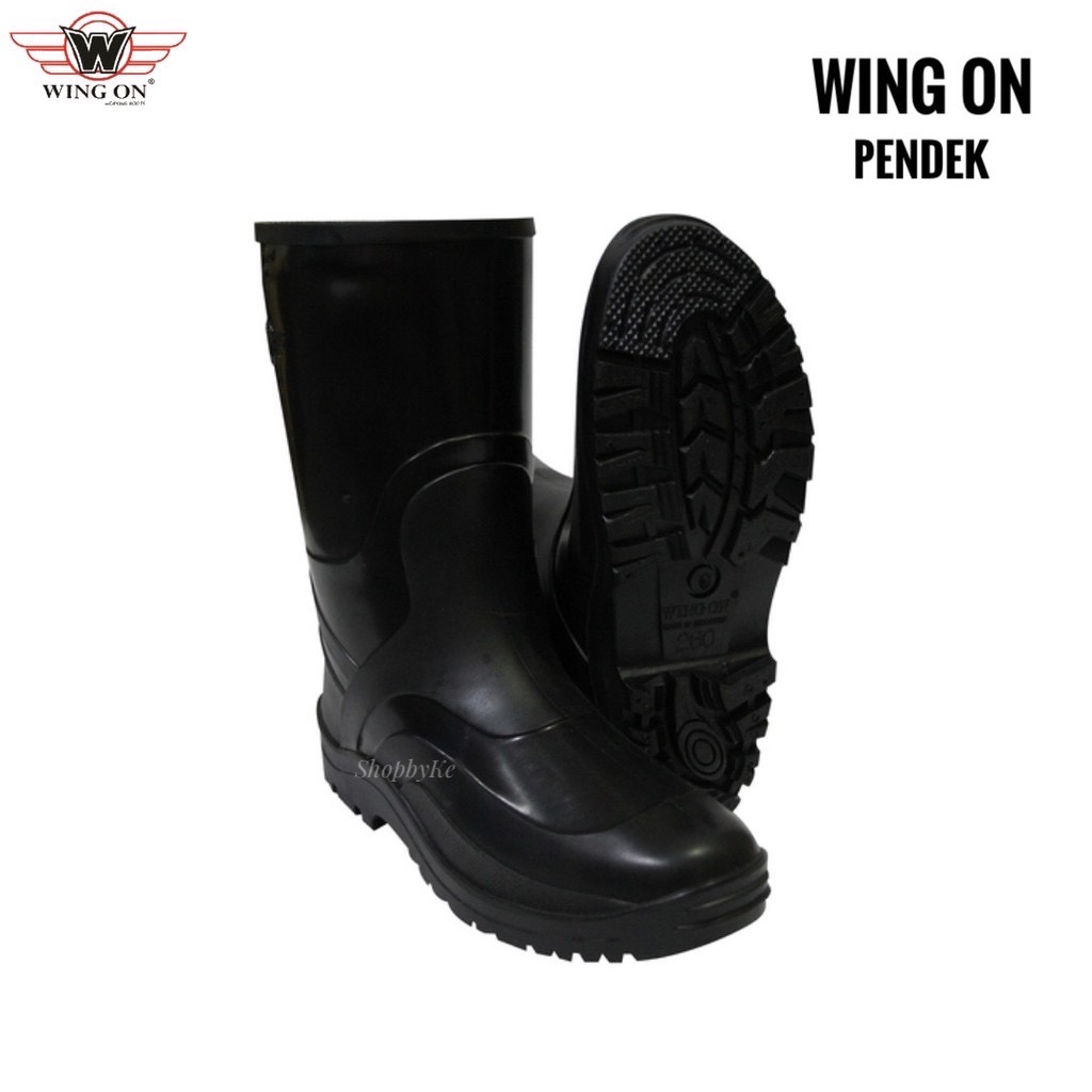 Sepatu Boots Merk Wing On Pendek Black Size 37 42 Sepatu Boots Karet Pendek Sepatu Boots Pria Terlaris Sepatu Boots Pria Termurah Lazada Indonesia
