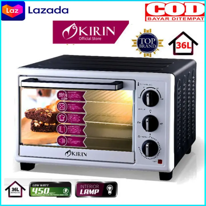 Oven Listrik Murah Hemat Daya Kirin 36 Liter Low Watt Kbo 360lw Terbaru Harga Promo Lazada Indonesia