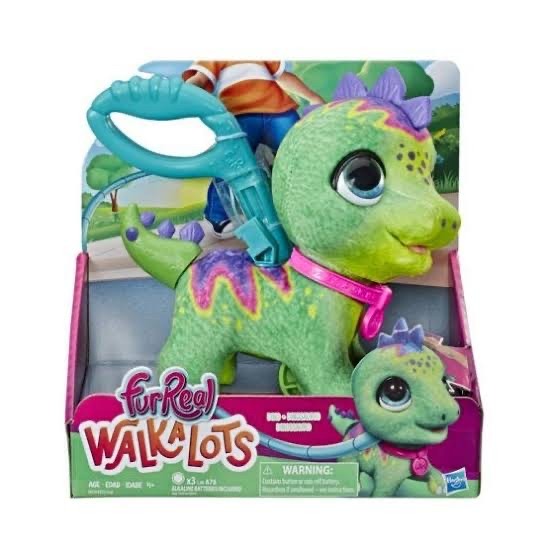 FURREAL WALKALOTS DINO BIG WAGS DINOSAURS DINOSAURUS ORIGINAL HASBRO ...