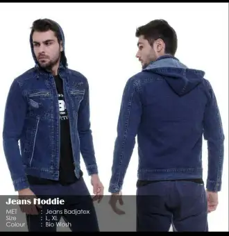 jaket jeans hoodie