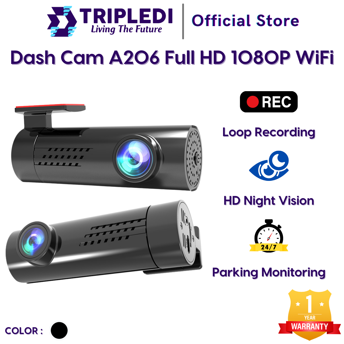 night vision wifi dash