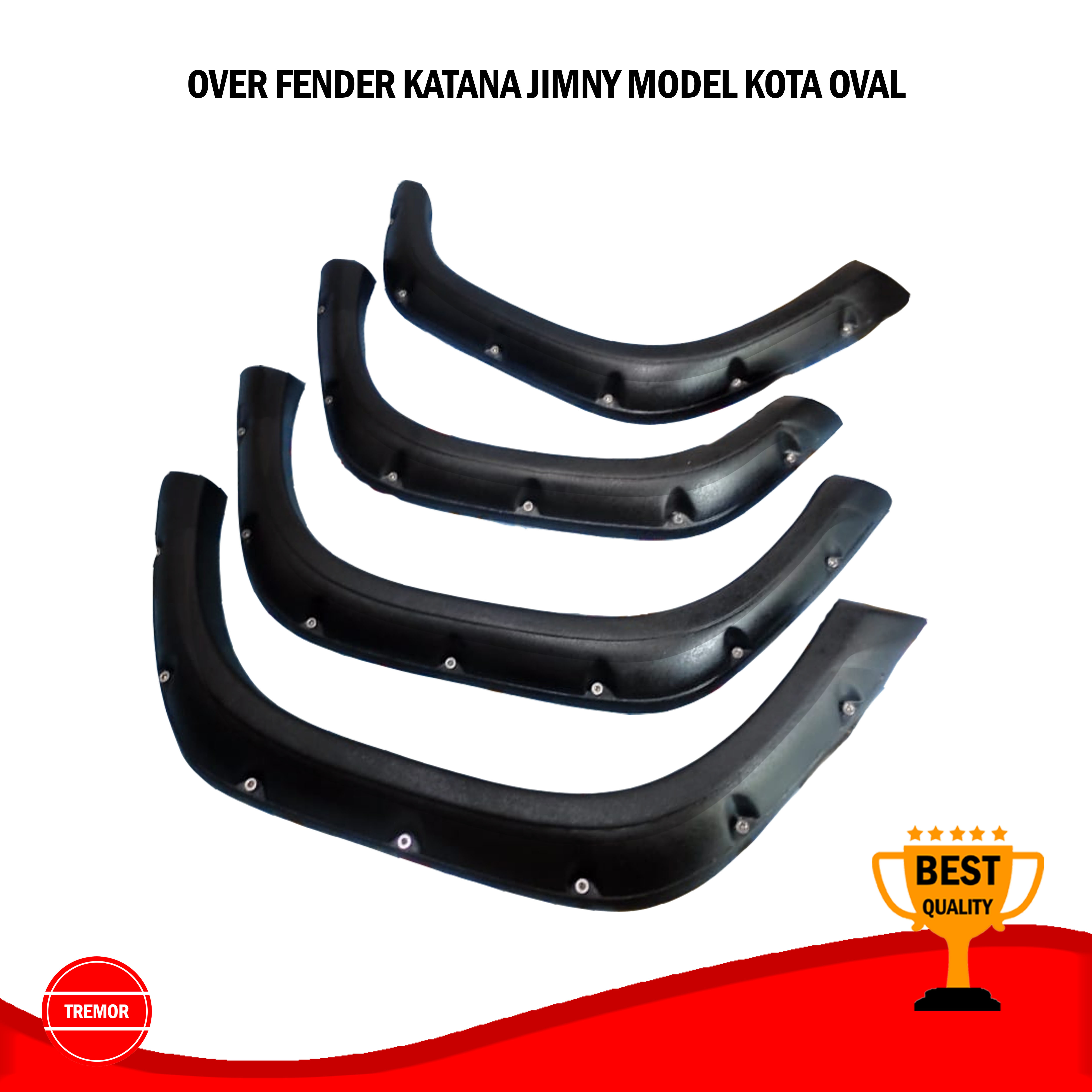 OVER FENDER KATANA JIMNY MODEL KOTAK OVAL BERKUALITAS / TREMORR