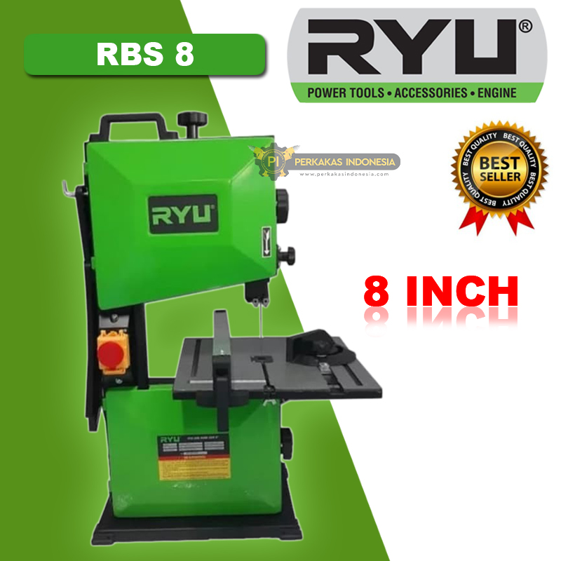 Mesin Band Saw RYU RBS 8 Inch Gergaji Potong Kayu Ukir Besar Bandsaw