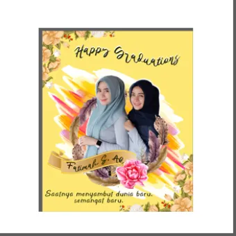 Desain Foto 13x18cm 5r Cetak Bingkai Frame Graduation Hadiah Wisuda Kado Wisuda Desain Sesukamu Kado Custom Desain Cetak Foto Editan Frame Bingkai Foto Lazada Indonesia