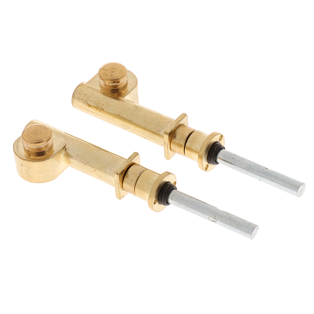Esquirla 2 Pieces Copper Vortex Erhu Axis Shaft Mechanical Axis Erhu Accessory