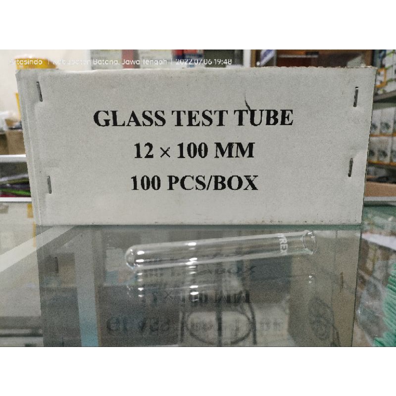 Glass Test Tube Pyrex 12x100 MM / Tabung Reaksi | Lazada Indonesia