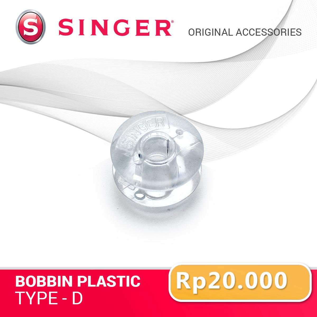 SINGER Bobbin Plastik Type D - Aksesoris Mesin Jahit Portable