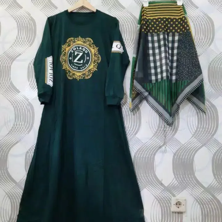 Gamis Zolaqu Plus Hijab Membeli Jualan Online Dress Dengan Harga Murah Lazada Indonesia