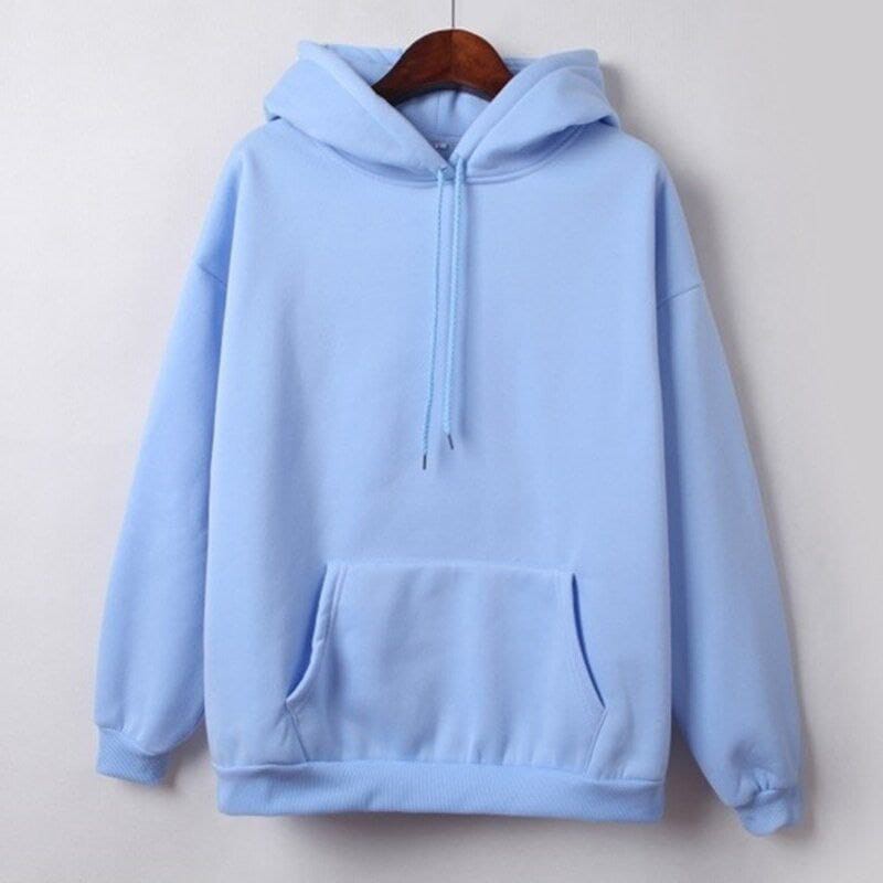 baby blue hoodie