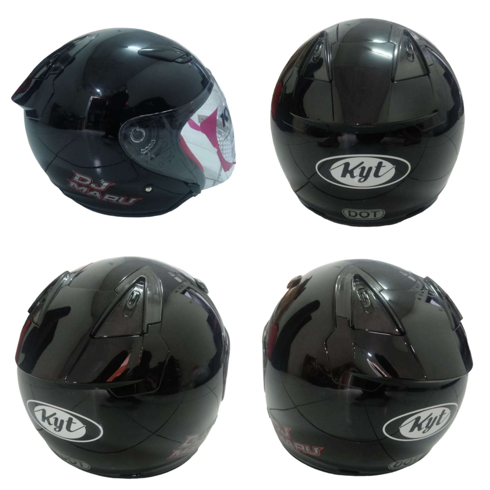 HELM KYT DJ MARU SOLID POLOS ORIGINAL CEK DESKRIPSI Lazada Indonesia