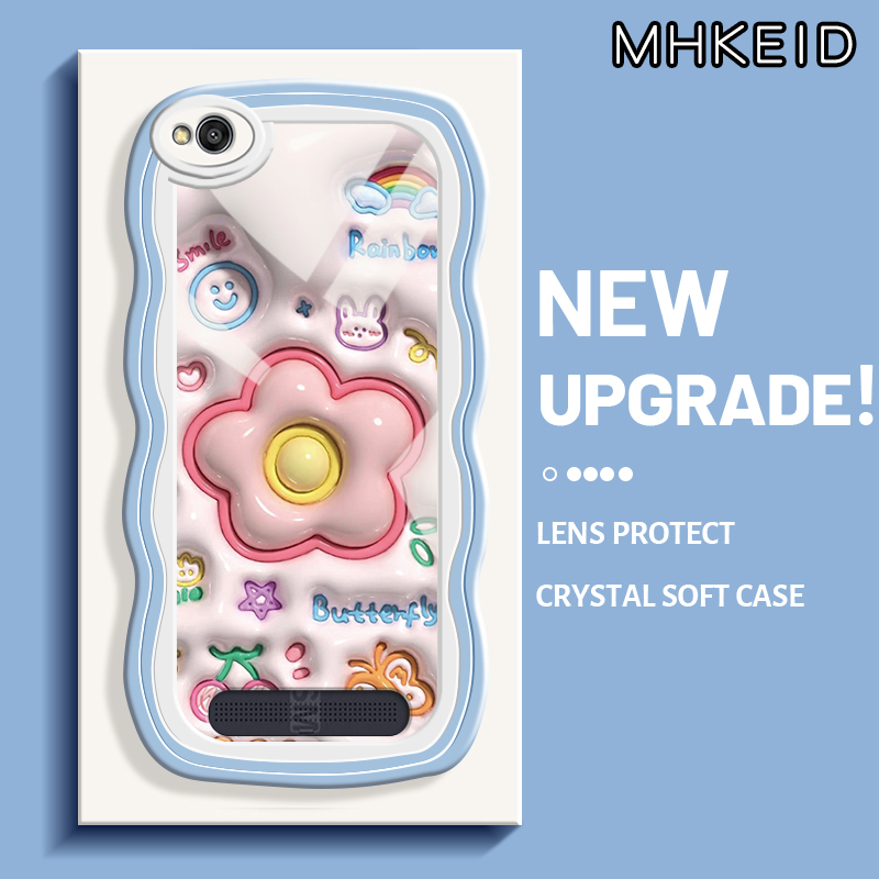 MHKEID Casing Ponsel untuk Xiaomi Redmi 4X 5A 6A Plus Case