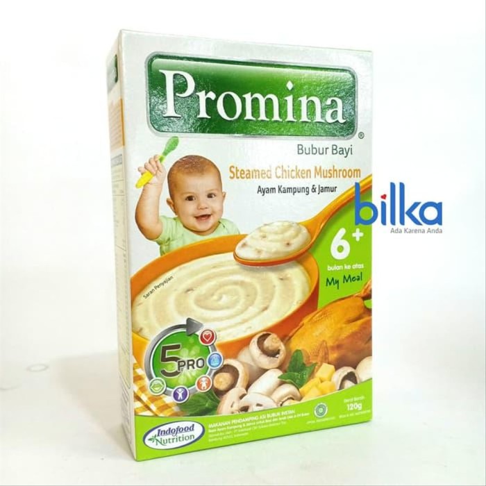 Free Ongkir New Promina 6 Bubur Bayi Ayam Kampung Jamur 120g Murah Lazada Indonesia