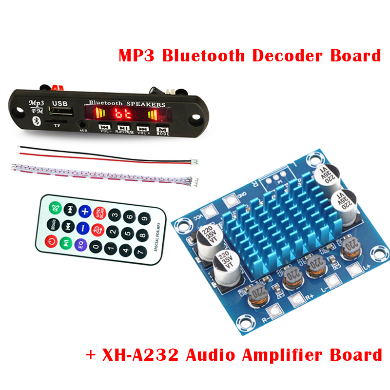 MP3 Kit Modul Bluetooth Versi 5.0 USB AUX Fm Ridio 12V / Modul MP3 Kit