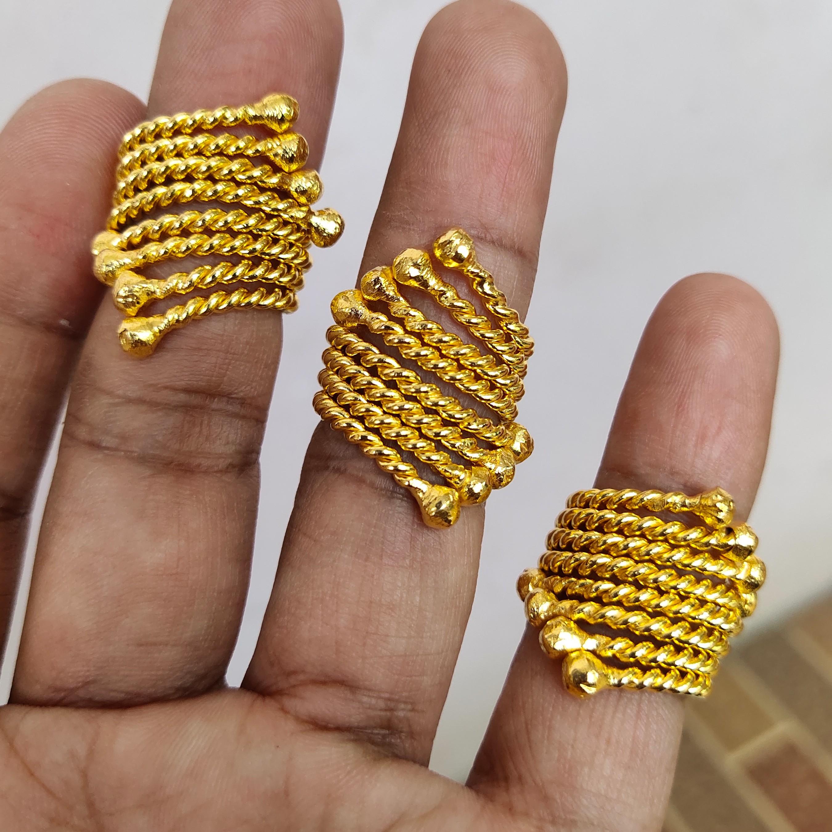 Cincin Lilit Kipas Lapis Emas 24k Lazada Indonesia