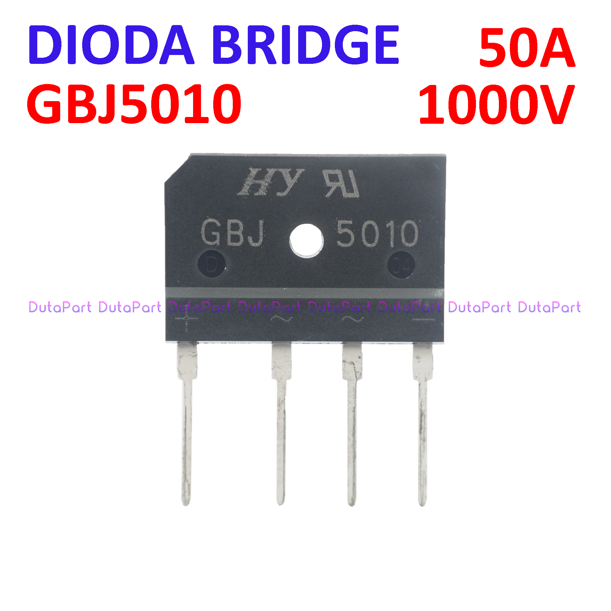 Pcs Gbj A V Gbj Dioda Bridge Sisir Jembatan Rectifier