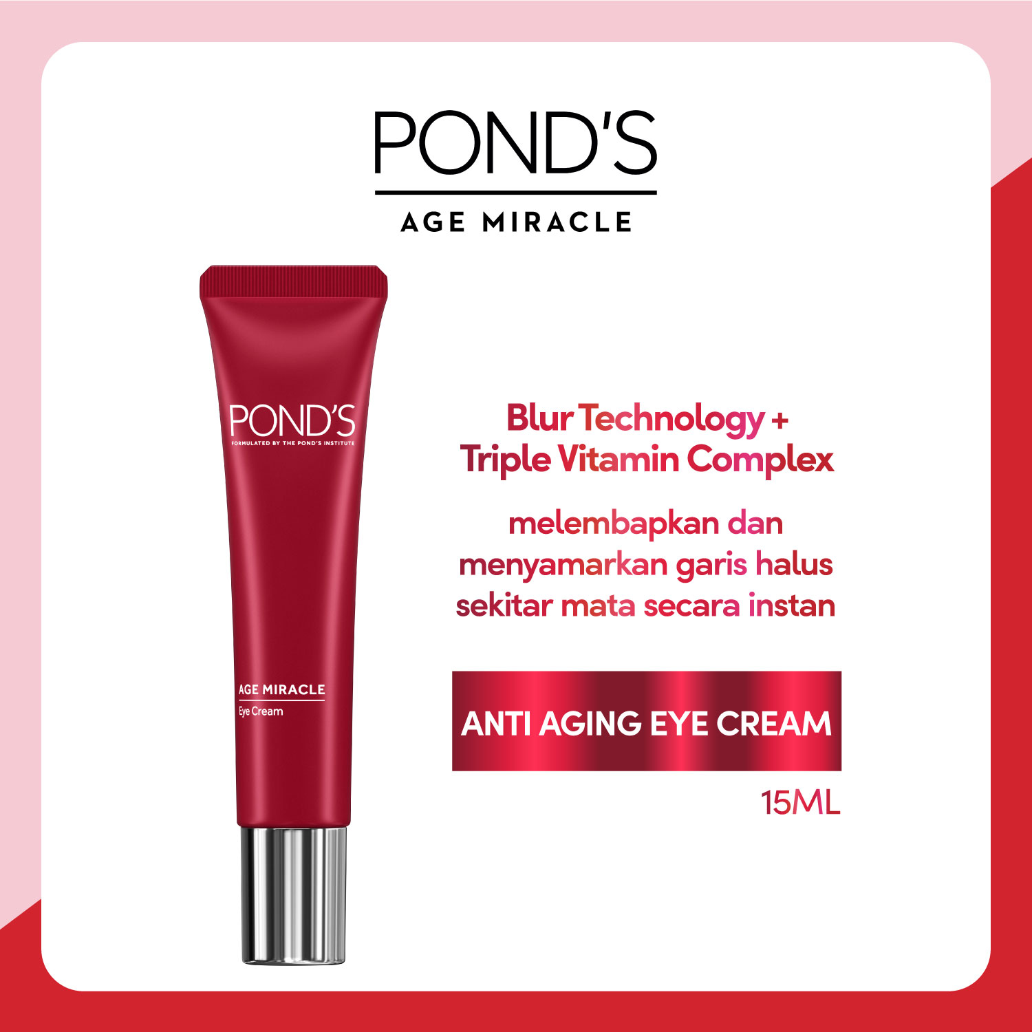 Ponds Age Miracle Youthful Glow Retinol Eye Cream 15Ml Lazada Indonesia