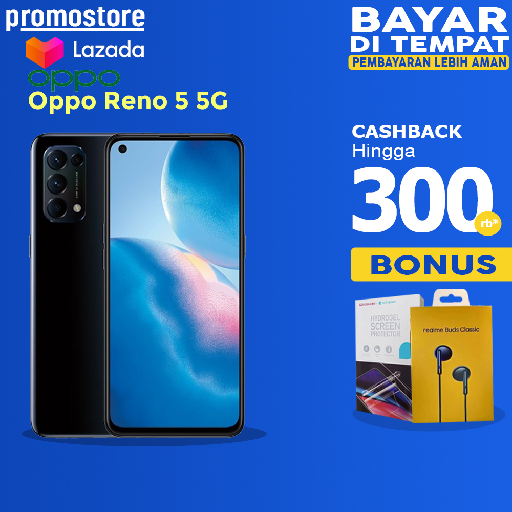 Hp Oppo Reno 5 5g 8 128gb Garansi Resmi Hp Murah Bisa Cod Lazada Indonesia
