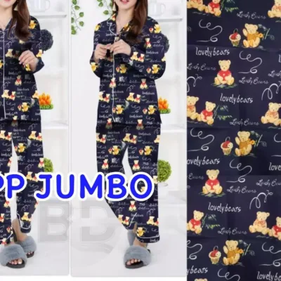 hokyfashion Piyama/Pajamas/Baju Tidur PP LovelyBears Jumbo