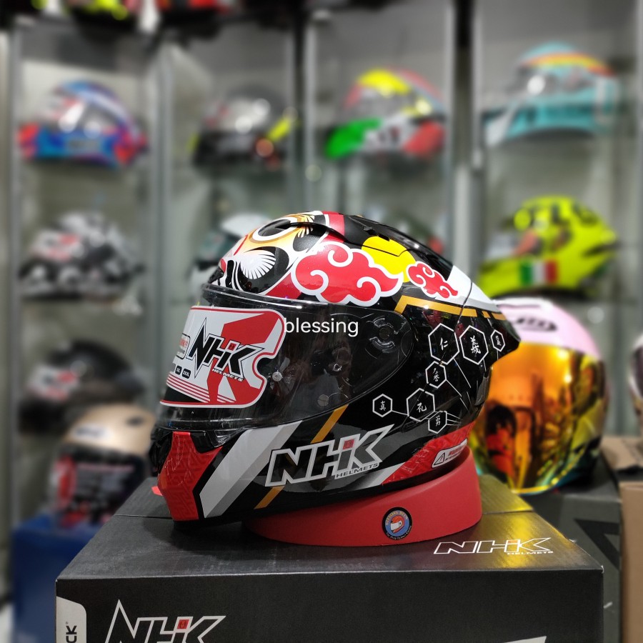 Helm nhk full hot sale face gp pro