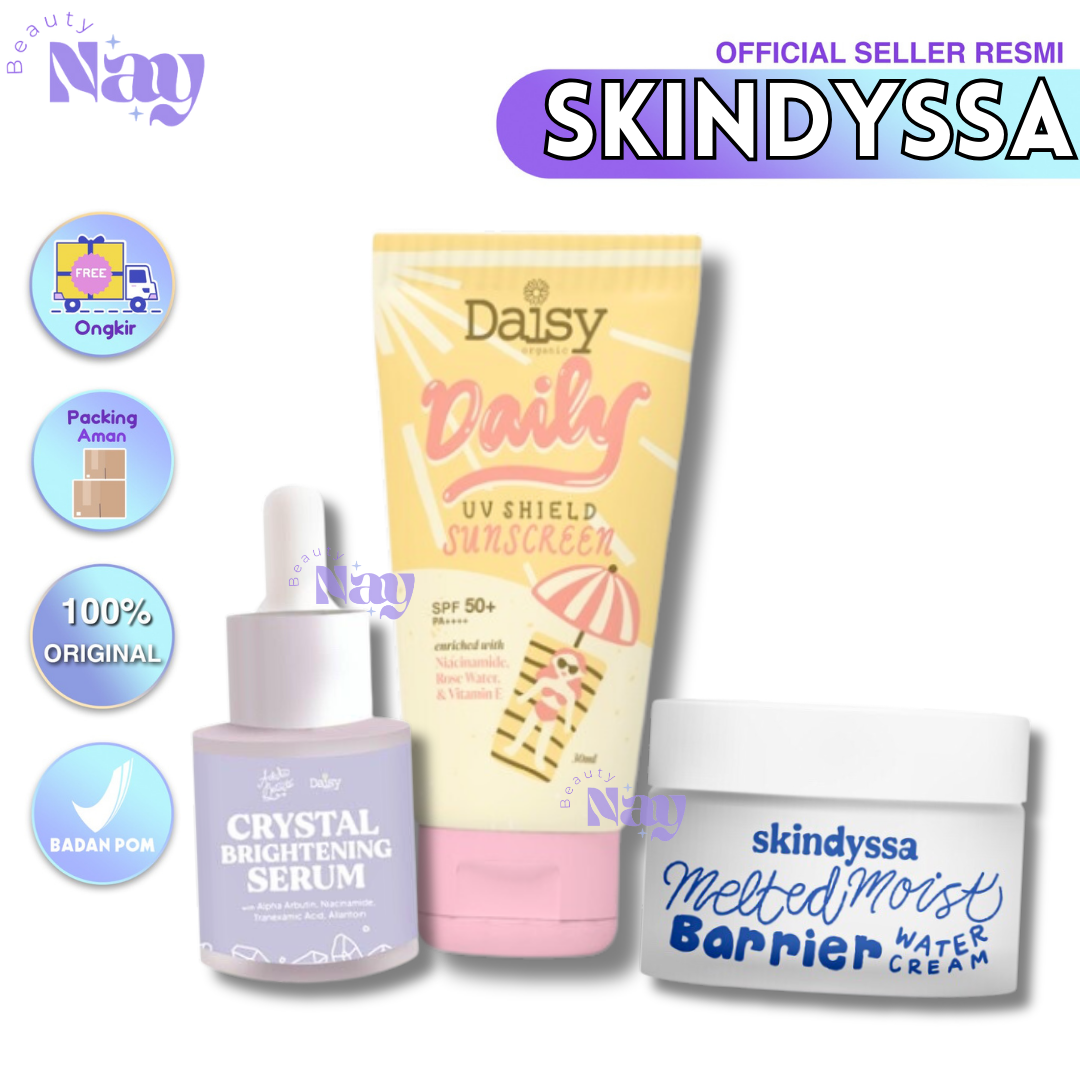 MOISTURIZER SERUM SUNSCREEN BY DAISY SERUM CRYSTAL BRIGHTENING SERUM