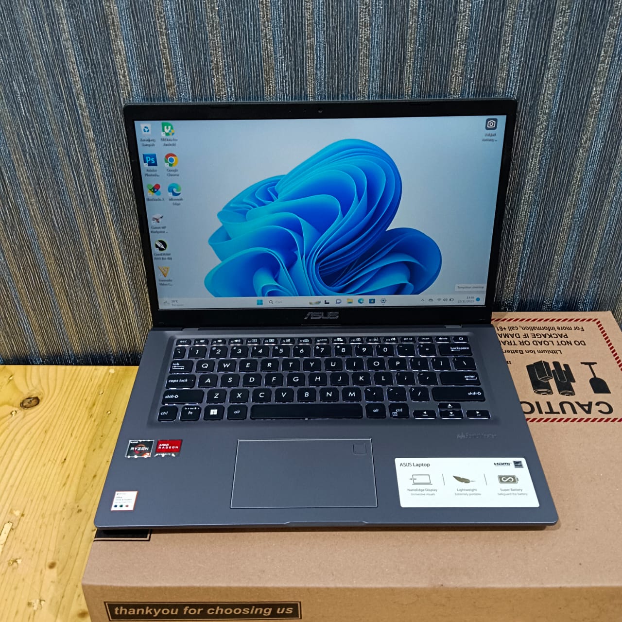 Laptop asus vivobook x415dap amd ryzen 3 3250u amd radeon vega 3