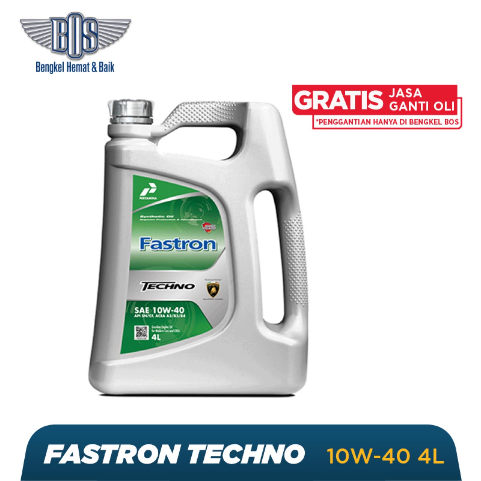 Oli Mobil Fastron Techno - 10W-40 - GALON - Gratis Jasa Ganti Oli dan Check Up Kendaraan