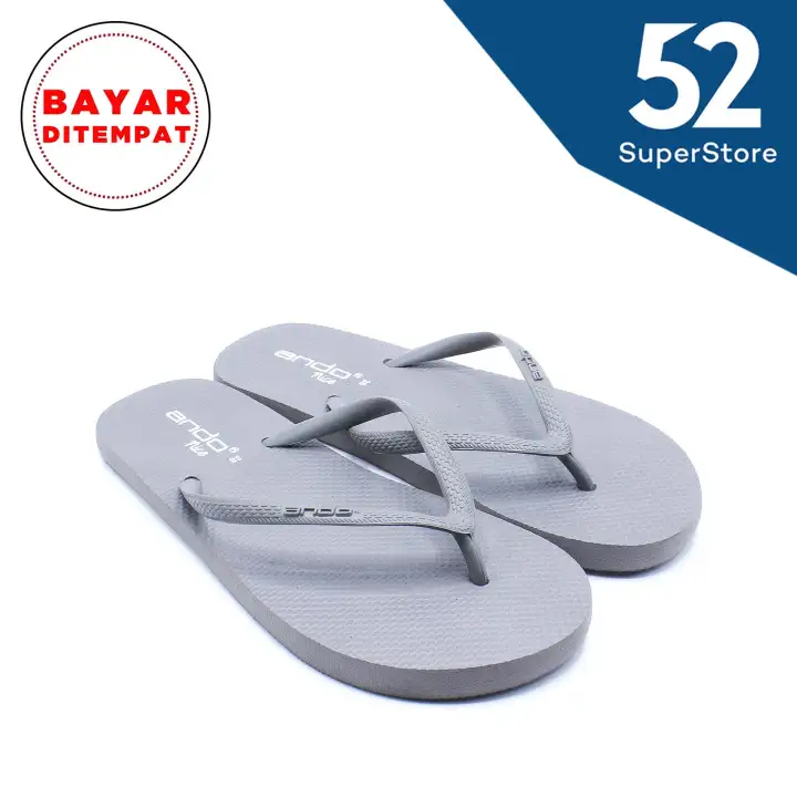 grey flip flop slippers