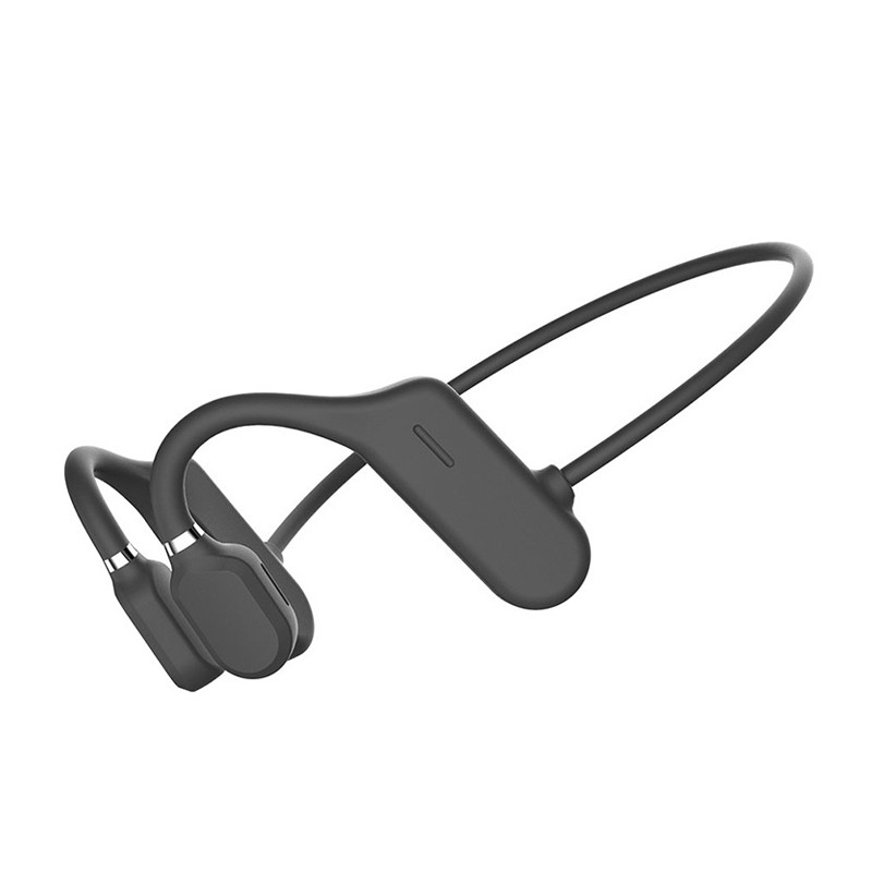 Gzza Bone Conduction Headphones Bluetooth 5.0 Wireless Non-In-Ear Headphones Ipx6 Waterproof Sports Headphones Hifi Hd Music Headphones High Quality