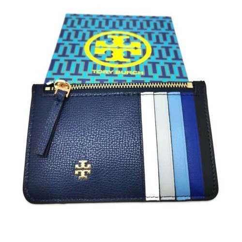 tory burch blue card holder