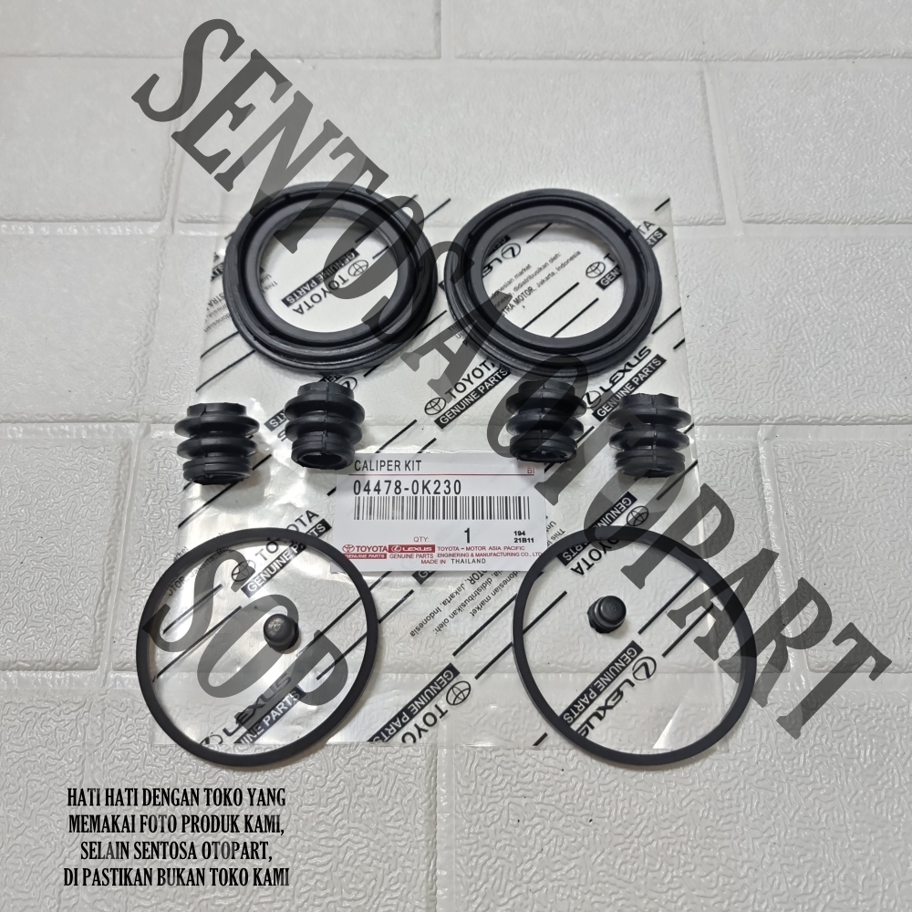 Caliper Kaliper Kit Seal Kit Rem Depan Innova Reborn Original Lazada