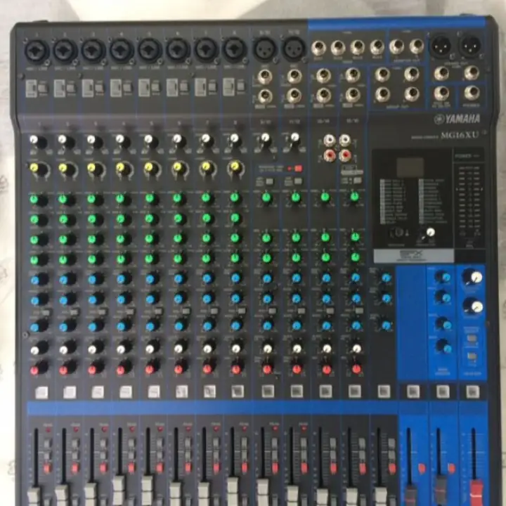 Mixer Yamaha Mg16xu Mg 16xu Original Yamaha 16 Channel