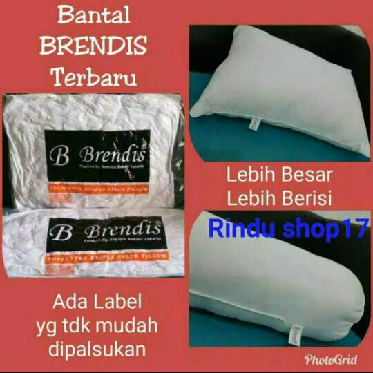 bantal brendis 2 set ( 2 bantal dan 2 guling )brendis