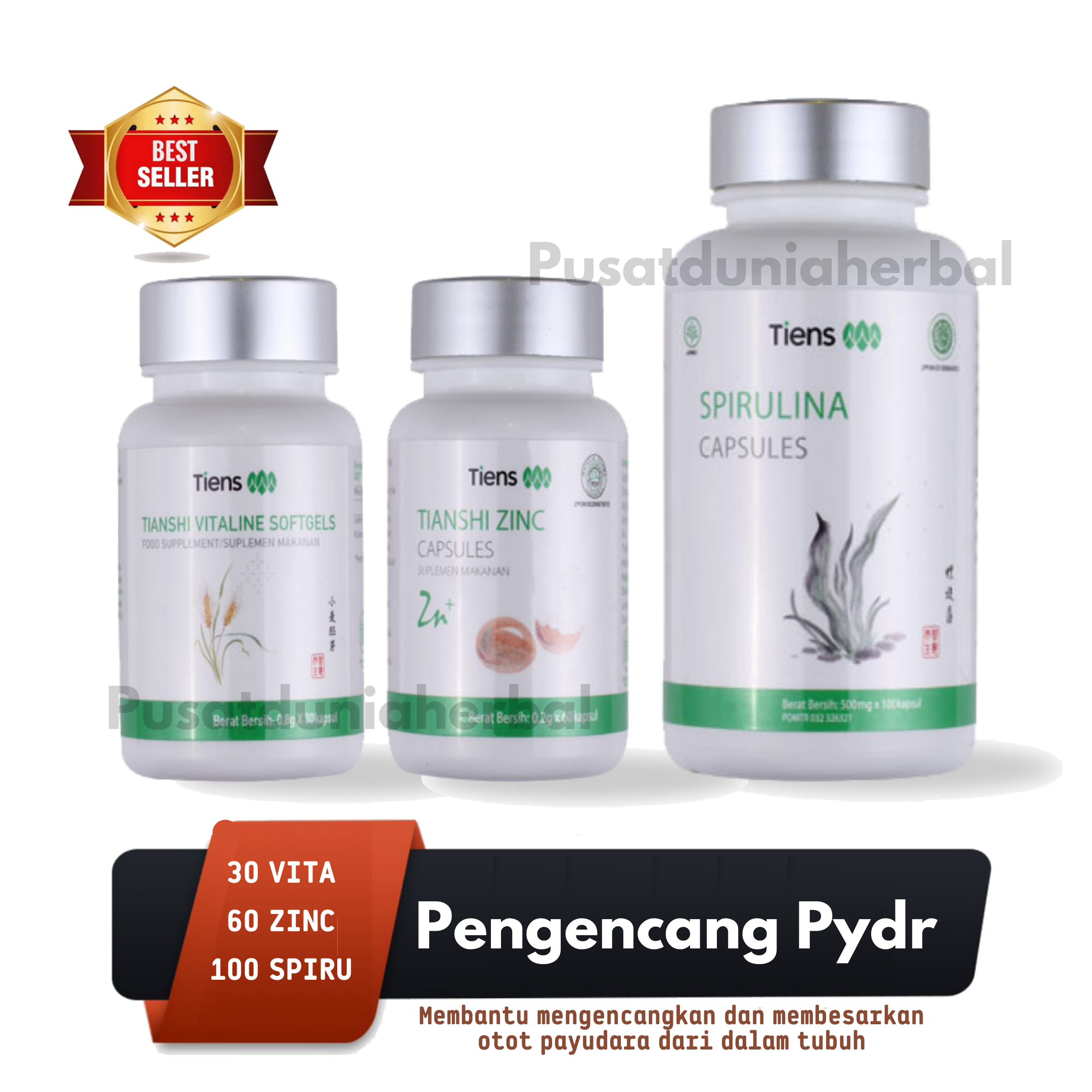 Paket Pembesar dan Pengencang Payudara Paket 1 Bulan Full Segel