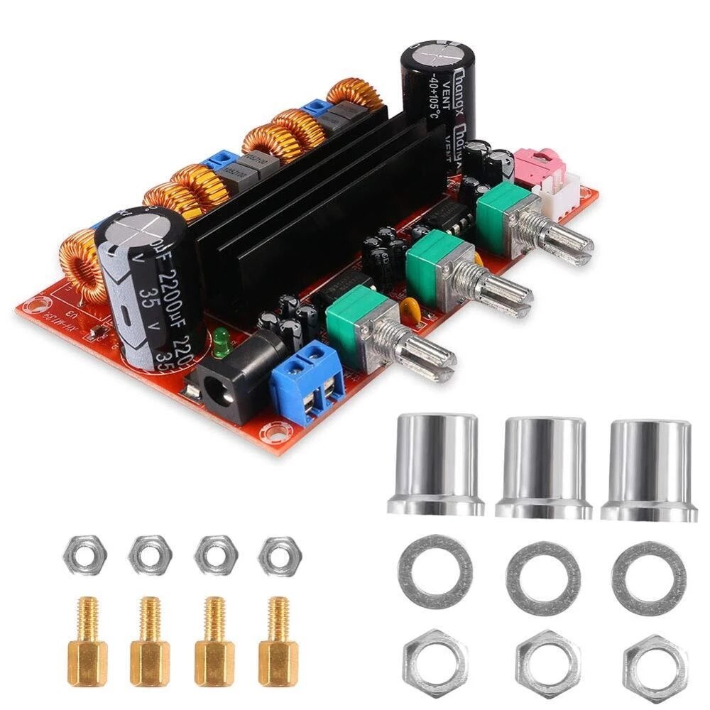 2.1 Channel Ampli Power Subwoofer Kit Power Amplifier Class D 12V 50w