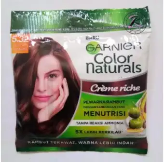 Sachet Garnier Color Natural Express Cream Hair Color Pewarna