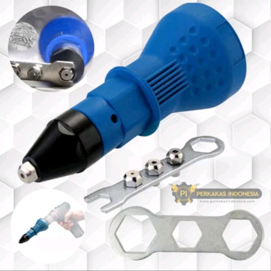 Adaptor Bor Tang Rivet Adapter Paku Rifet Konverter Alat Penyambung ...