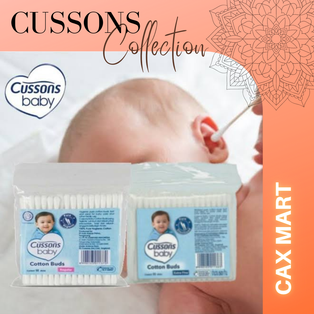 CUSSONS Baby Cotton Bud Buds isi 50 / 100 (extrafine / Reguler