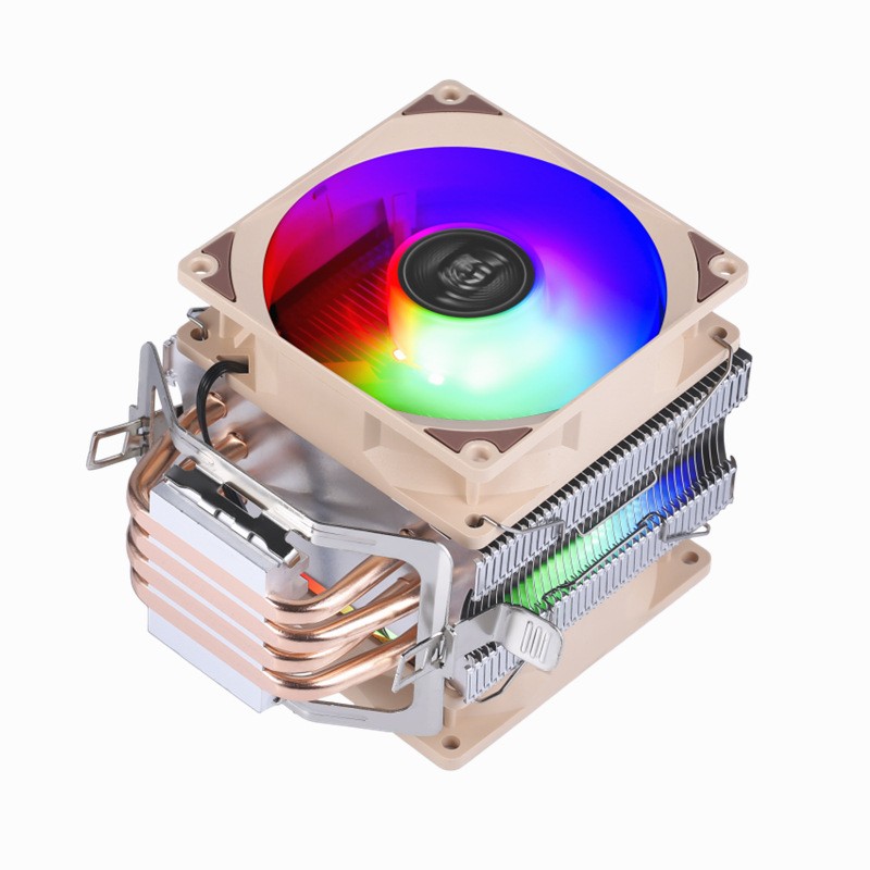 XUANFENG XF940 KIPAS CPU / PC COOLER RGB 90MM DUAL FAN - 4 Heat Pipes ...
