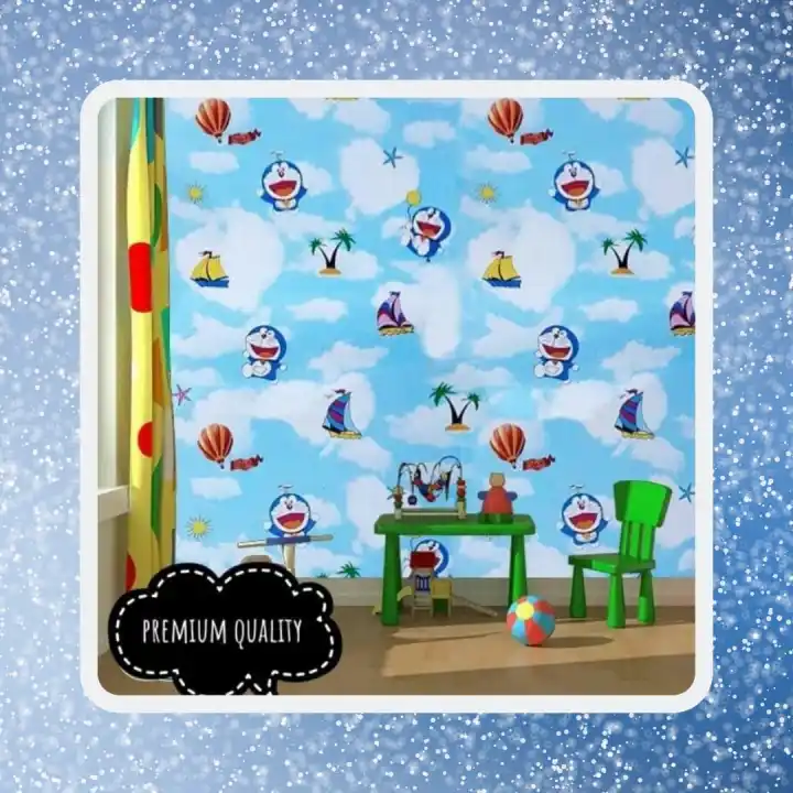 Wallpaper Dinding Minimalis Doraemon Wpsdora1 Awan Holiday