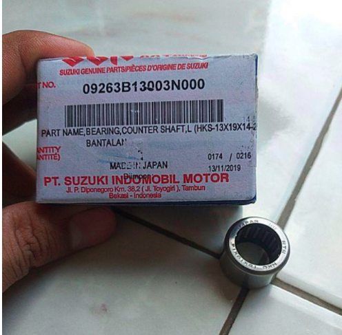 BEARING BAMBU AS TRANSMISI AS RASIO SMASH SHOGUN 110 ORIGINAL SUZUKI ...